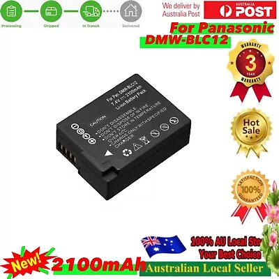 BLC12E DMW-BLC12 Battery 2100mAh For Panasonic Lumix G5 G6 GH2 GH2GK FZ200 • $25.70