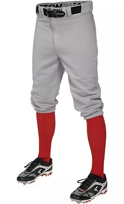 Easton Youth Boys Pro + Knicker Style Baseball Pants White Or Grey A167104 S-XL • $15.95