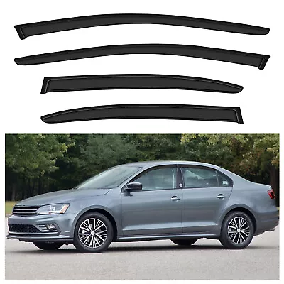 For 2011-2018 Volkswagen Jetta Window Visor Rain Vent Shade Guard Deflector • $30.45