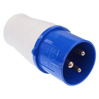 Blue 3 Pin 16A / 32A 230V Industrial Connector Plug Socket Male Female 2P+E • £8.29