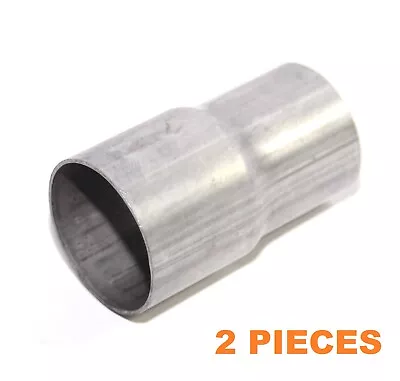 2PC Universal Aluminized Steel Exhaust Reducer 3.6 Length 1 7/8  O.D. To 2  I.D. • $15.75