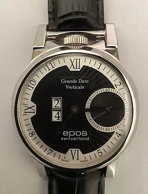 Epos 3383 Grande Date Verticale Mechanica Unitas 6498 • $1350