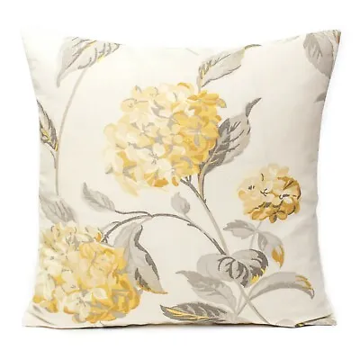 £11.99 • Buy New Laura Ashley HYDRANGEA CAMOMILE Fabric Cushion Cover 16” Linen Cotton Mix