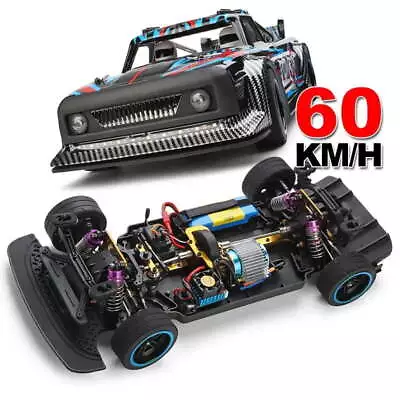 RC Drift Car RTR 1:10 Lipo Brushless Fast Electric Toy 4x4 Drive Skid Alloy • £253.49