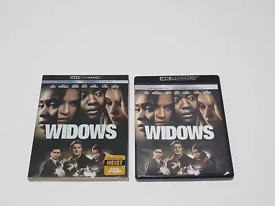 Widows (4K UltraHD / Blu-ray 2018) With OOP Slipcover Steve McQueen EX • $21.95