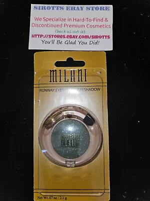 Milani Runway Eyes Wet/dry Eye Shadow W/ Dual-ended Curved Brush #08 Shamrock • $9.25