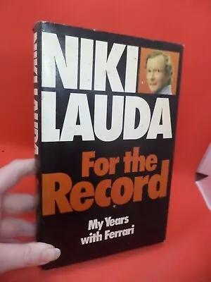 £14.99 • Buy NIKI LAUDA For The Record F1 RACING CAR DRIVER Autobiography OLD VINTAGE BOOK