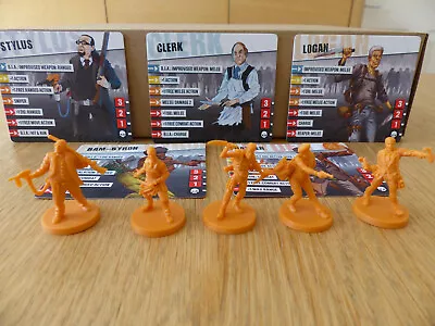 £19.99 • Buy Zombicide 2nd Edition: Stylus, Clerk, Logan, Bam-Byron, Hayden! (Kickstarter)
