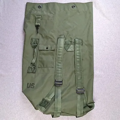 Military Duffel Bag Backpack Rucksack Olive Green 36  Top Load  • $28.99