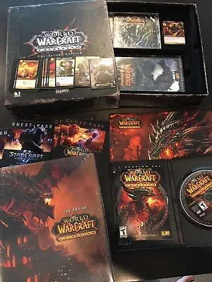 🔥 World Of Warcraft: CATACLYSM -100% COMPLETE Collectors Edition USED GAME KEY • $39.99