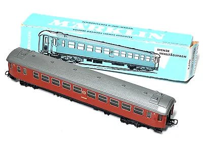 Märklin HO-gauge  4072 Swedish Coach/Passenger Train Car Rd# 4899 SJ W/ Box • $79