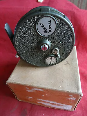 A Rare Model Boxed Grice & Young 3 5/8  Jecta Royal Wide Drum Centrepin Reel • £99.99