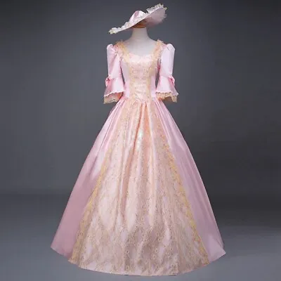 Women Vintage Fancy Dress Gowns Renaissance Medieval Victorian Cosplay Costume • $35.55
