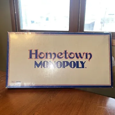Vintage Boxed Monopoly Hometown Board Game Milco Arnold Miller 1985  • $18