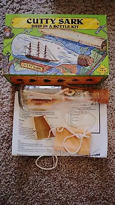 Vintage Cutty Sark Ship In A Bottle Model Making Kit Unused • $25.49