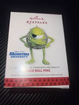 Hallmark Ornament Keepsake Disco Ball Mike Disney Pixar Monsters University 2013 • $13.99