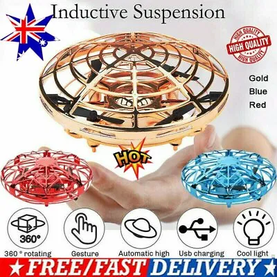 $17.19 • Buy Mini Drone Quadcopter Induction UFO Flying Toy Hand Controlled For Kids Gifts KC