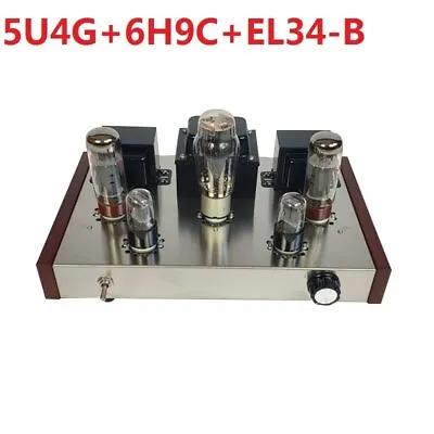  Home Audio Single End 5U4G+EL34-B+6H9C Tube Amplifier DIY Kits  13W*2  • $306.50
