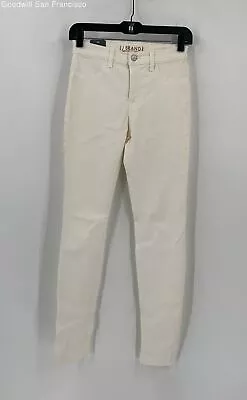 NWT J Brand Womens White Maria Cotton High Rise Skinny Leg Denim Jeans Size 25 • $17.99