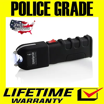 Police Stun Gun SGT928-785BV Maximum Power Rechargeable With Bright Flashlight  • $15.99
