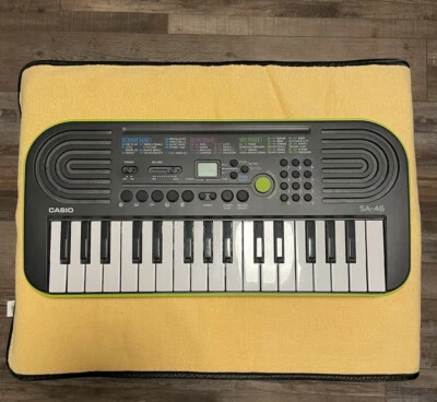 $29 • Buy CASIO SA-46 Mini Keyboard Black & Green