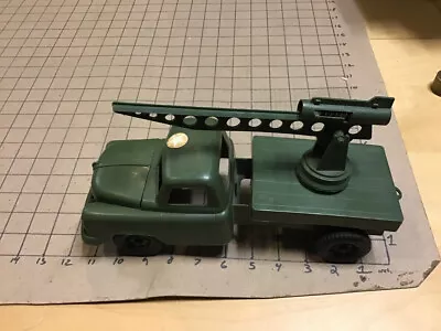 Vintage TICO TOYS Plastic Green Army Launch Truck No Rocket • $21.05