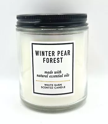 NEW Bath & Body Works Winter Pear Forest 7 Oz Single Wick Candle • $16.99