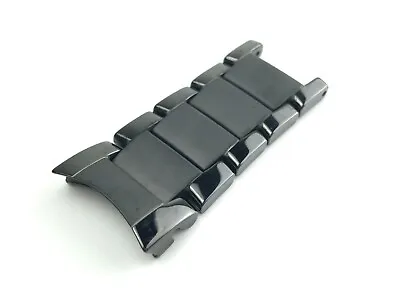 £17.90 • Buy For EMPORIO ARMANI AR1452 Ceramic Black Top/Shoulder Links Strap/Band Watch 22mm