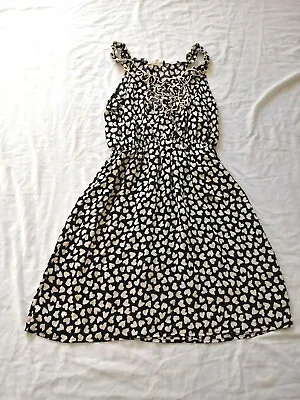 Women's Black & Off-White Dress By Ventti Size Small • $0.99