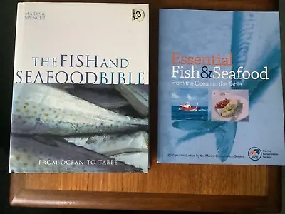 2 Marks And Spencer Fish Cookbooks. 1 Hardback And 1 Paperback • £2.50