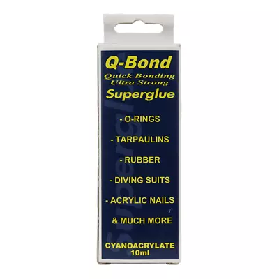 Q-Bond Super Glue Ultra Strong Quick Bond Adhesive Ethyl Cyanoacrylate • $26.99