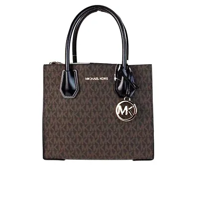 Michael Kors Mercer Medium Leather Messenger Crossbody Bag • $167.86