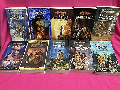 Lot Of  19 Various Dragonlance Books - Paperback - Vtg Fantasy Dragon Wizards • $160