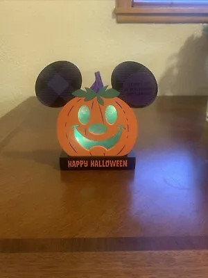 Disney Halloween Light Up Mickey Pumpkin • $10