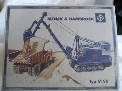 BNIB NZG #485 Menck & Hambrock M90 Cable Excavator 1:50 MINT Sealed Box • $467.07