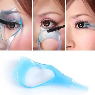 3in1 Mascara Eyelashes Eye Lash Comb Applicator Guide Card Make Up Tool S_-_ • $6.84