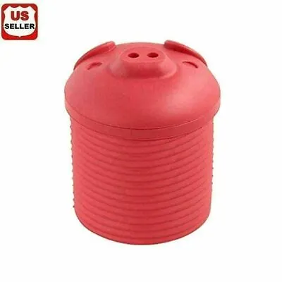 Silicone Pig Bacon Grease Holder Container With Mesh Strainer Dust-Proof Lid USA • $6.98