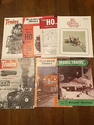 Model Trains & Railroad Model Magazines 50’s & 60’s • $7.99