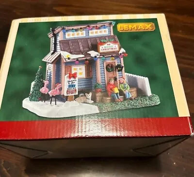 Lemax 2019 Our Tiny House Vail Village #95473 Flamingos Puppy • $14