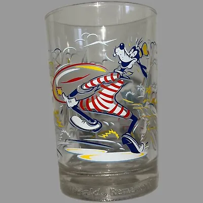 McDonalds Walt Disney World | 25th Anniversary| Magic Goofy Glass Cup 15 Oz. • $7.29