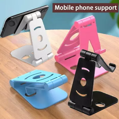 Universal IPhone Samsung Foldable Adjustable Phone Stand For Tablets And Phones • £3.43