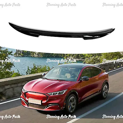 Rear Trunk Spoiler Wing For Mustang Mach-E 2021-2023 Accessories (Glossy Black) • $59.99