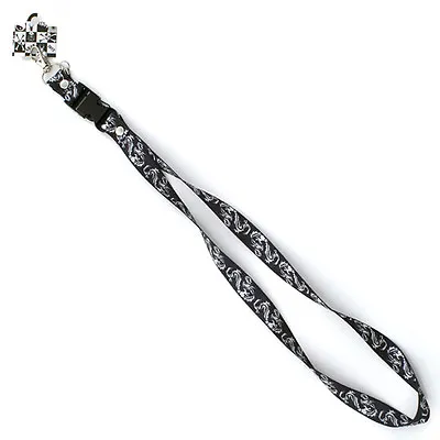 Black And White Dragon Design 15  Lanyard For ID Holder Mobile Device-New W/Tags • $25.68