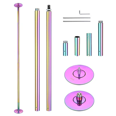 $171.89 • Buy Static Spinning Stripper Pole Kit 45MM 9.25FT For Party Club Exercise, Colorful
