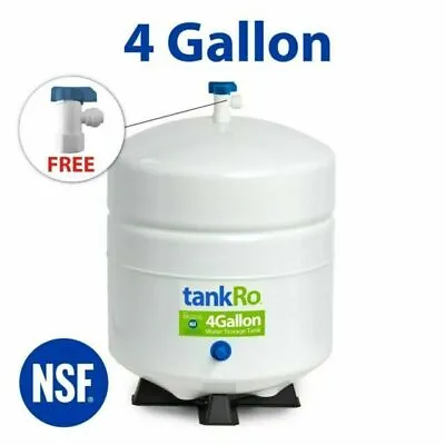 Express Water RO132-TNK 4.0 Gal Reverse Osmosis RO Water Storage Tank - White • $39.99