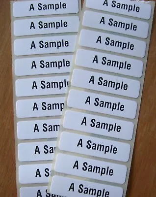 $1.85 • Buy Iron On Polyester Personalised School Uniform Name Labels