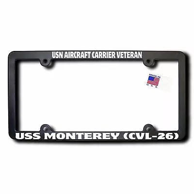 USN Aircraft Carrier Veteran USS MONTEREY (CVL-26)Frame W/Reflective Text • $22.99