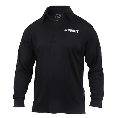 Rothco Moisture Wicking Long Sleeve Security Polo • $31.99