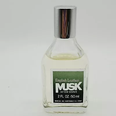 English Leather Musk After Shave 2 Oz. Vintage Cologne Men's • $19.99