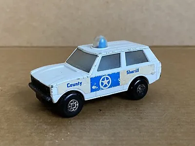 Matchbox Rolamatics Range Rover County Sheriff No 20 Rare 1975 Die Cast. • £6